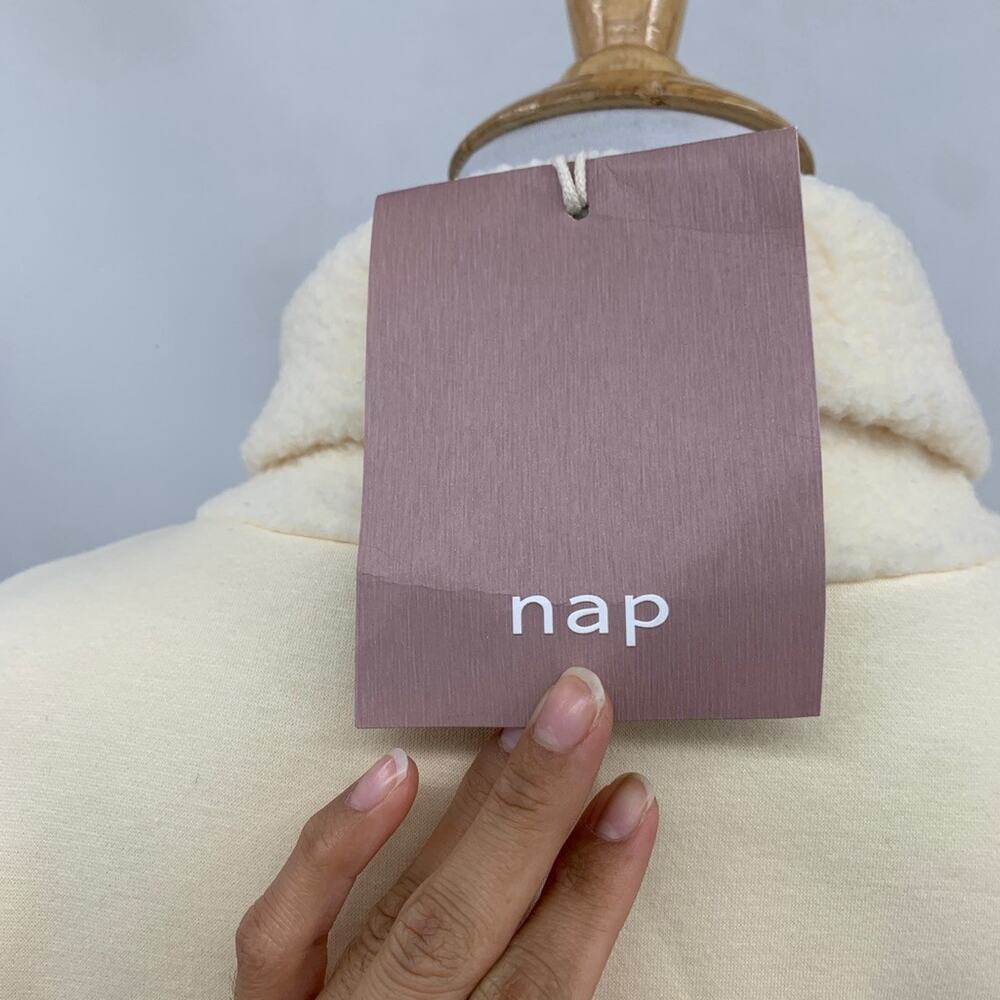 Nap Sweatshirt Dress Womens S Small Fleece Lined Oversized Turtleneck Loungewear - Picture 7 of 16